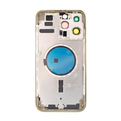 Rear Housing for iPhone 14 Pro Max (NO LOGO)-Gold Rear Housing for iPhone 14 Pro Max (NO LOGO)-Gold